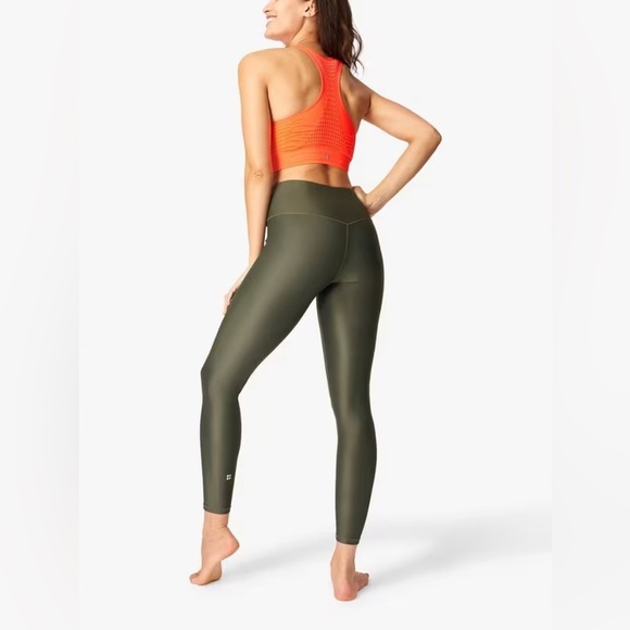 NEW Sweaty Betty Plus Size High Shine Compression Leggings Women’s XXL Green - Picture 3 of 13